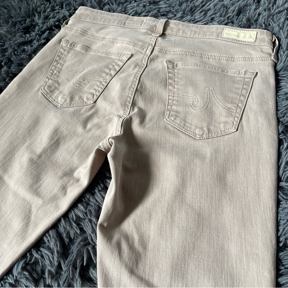 AG Adriano Goldschmied Legging Ankle Beige Jeans Women’s 29x26 - Picture 4 of 13